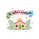 Mi Cultura Casita Sticker