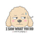 I Saw What You Did Sticker