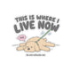 This Is Where I Live Now Sticker