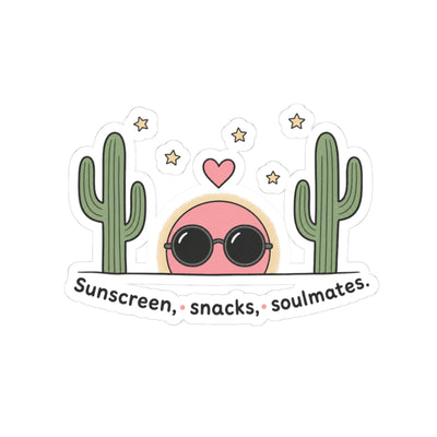 Sunscreen Snacks Soulmates Sticker