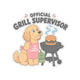 Official Grill Supervisor Sticker