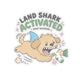 Land Shark Activated Sticker