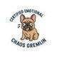 Certified Emotional Chaos Gremlin Sticker
