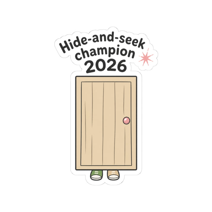 Hide-and-Seek Champion 2026 Sticker