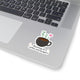 Running on Coffee and Prayers Sticker