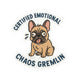 Certified Emotional Chaos Gremlin Sticker