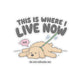 This Is Where I Live Now Sticker