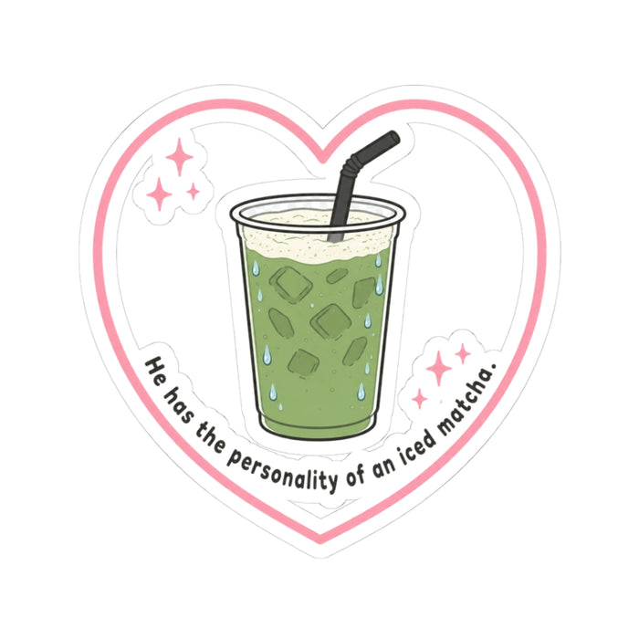 Iced Matcha Boyfriend Sticker