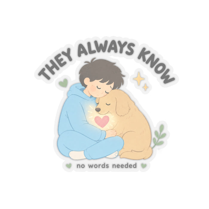 He Always Knows Sticker